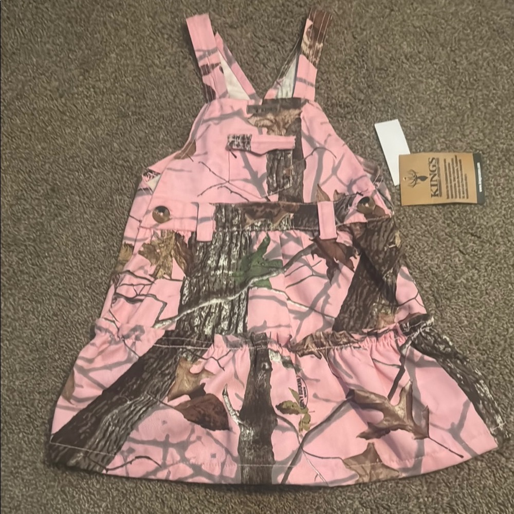 Toddler Kings Camo jumper dress size 4T